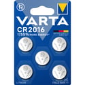 Литиеви батерии CR2016 Varta CR2016 - 3V - 5 броя