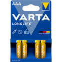 Алкални батерии ААА Varta Longlife AAA - 4 броя