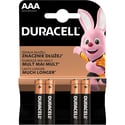 Алкални батерии ААА Duracell Basic MN2400 AAA - 4 броя