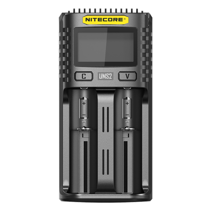Интелигентно бързо зарядно за 2 литиево-йонни и Ni-Mh батерии с LCD дисплей - Nitecore UMS2