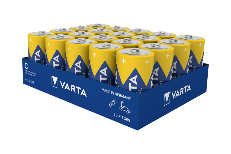 Алкални батерии LR14 - C Varta Industrial Pro C 1.5V - 20 броя