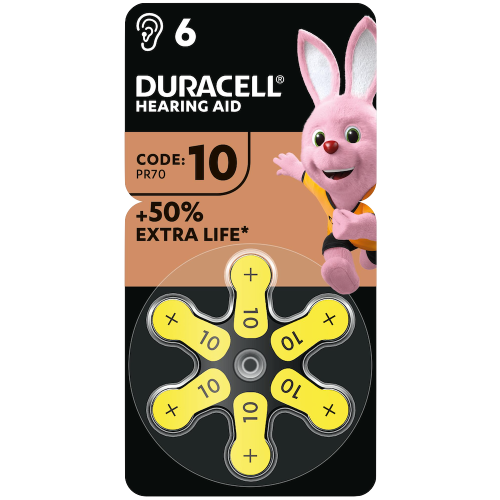 Батерии за слухов апарат 10 Hearing Aid Duracell