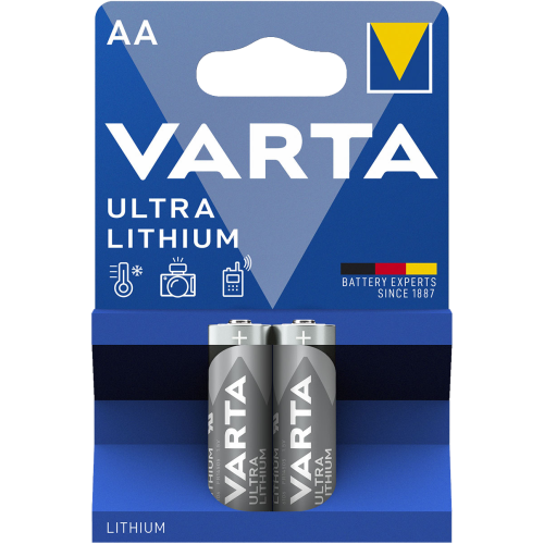 Литиеви батерии АА Varta Lithium AA - 2 броя