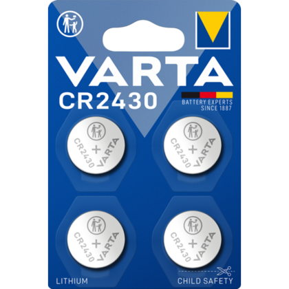 Литиеви батерии CR2430 Varta CR2430 - 3V - 4 броя