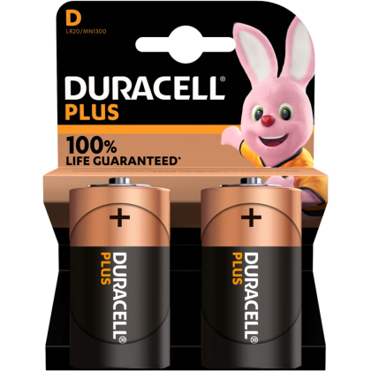 Алкални батерии LR20 - D - Duracell Plus Power MN1300 D