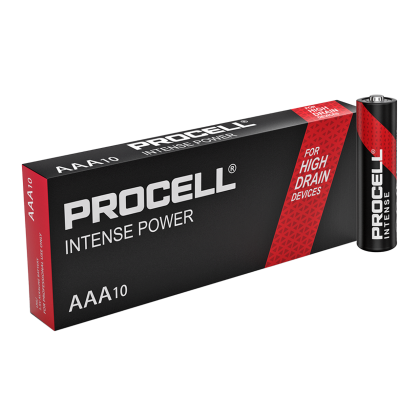 Алкални батерии ААА Duracell Procell Intense MN2400 AAA - 10 броя