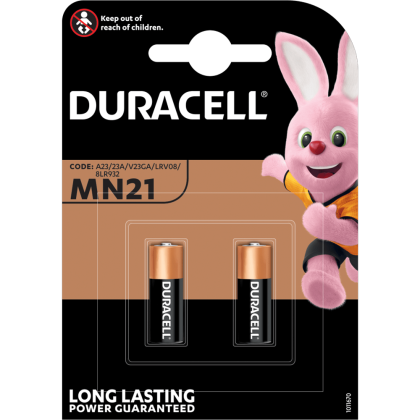 Алкални батерии MN21 Duracell MN21 - 23A 12V - 2 броя