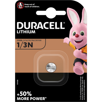 Литиева батерия CR1/3N - Duracell DL1/3N - 3V